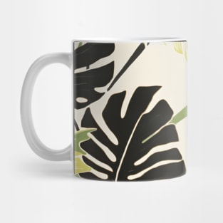 Monstera Botanical Pattern Tropical Mug